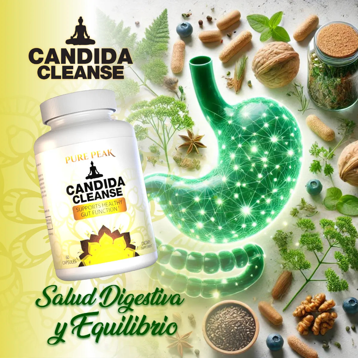 CANDIDA CLEANSE - PURE PEAK (KILL CÁNDIDA)